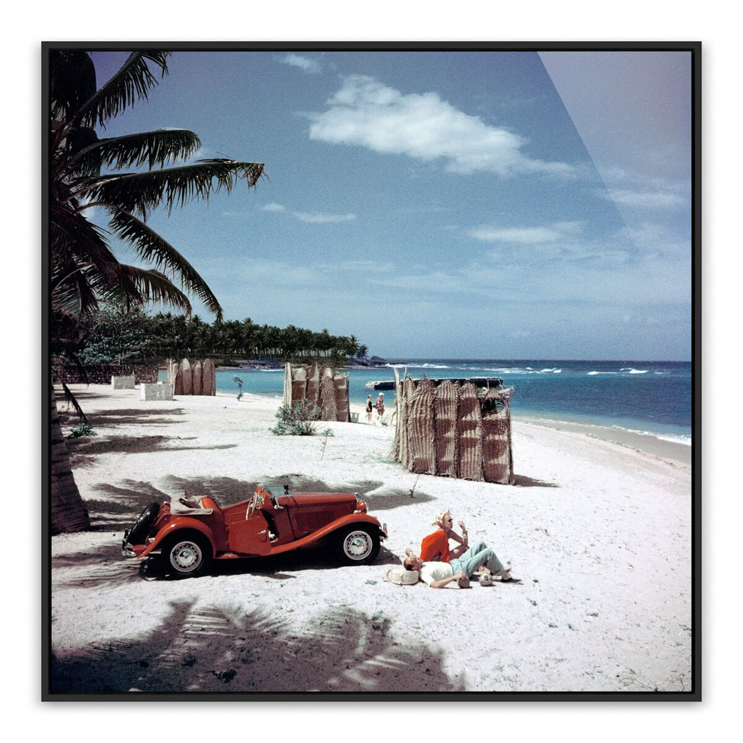 John Rawlings By Slim Aarons - 48"X48" - Black Maple