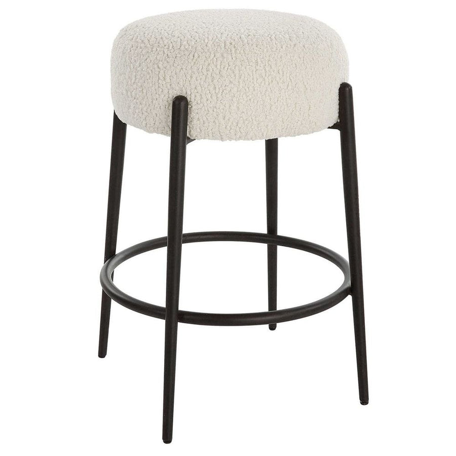 Uttermost Arles Plush Counter Stool-Uttermost-UTTM-23783-Stools & Ottomans-2-France and Son