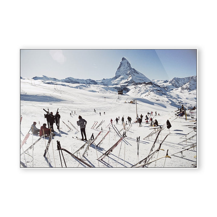 Zermatt Skiing By Slim Aarons - 72"X48"