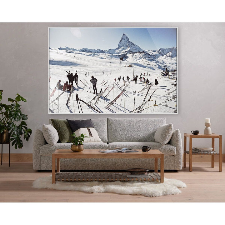 Zermatt Skiing By Slim Aarons - 72"X48"