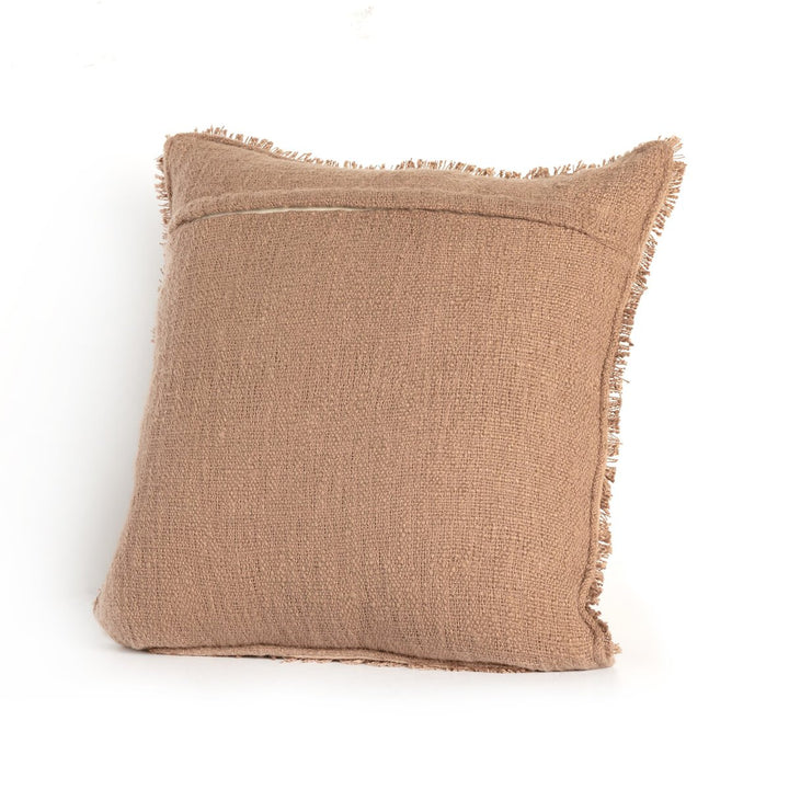 Sharp Outdoor Pillow - Textured Taupe - 20"X20" - Cover + Insert