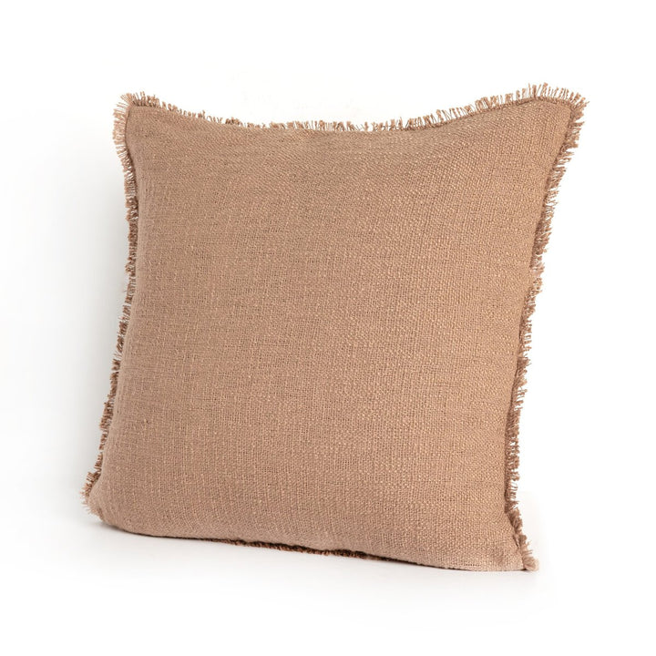 Sharp Outdoor Pillow - Textured Taupe - 20"X20" - Cover + Insert