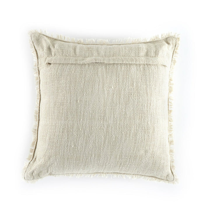 Sharp Outdoor Pillow - Natural Cream - 20"X20" - Cover + Insert