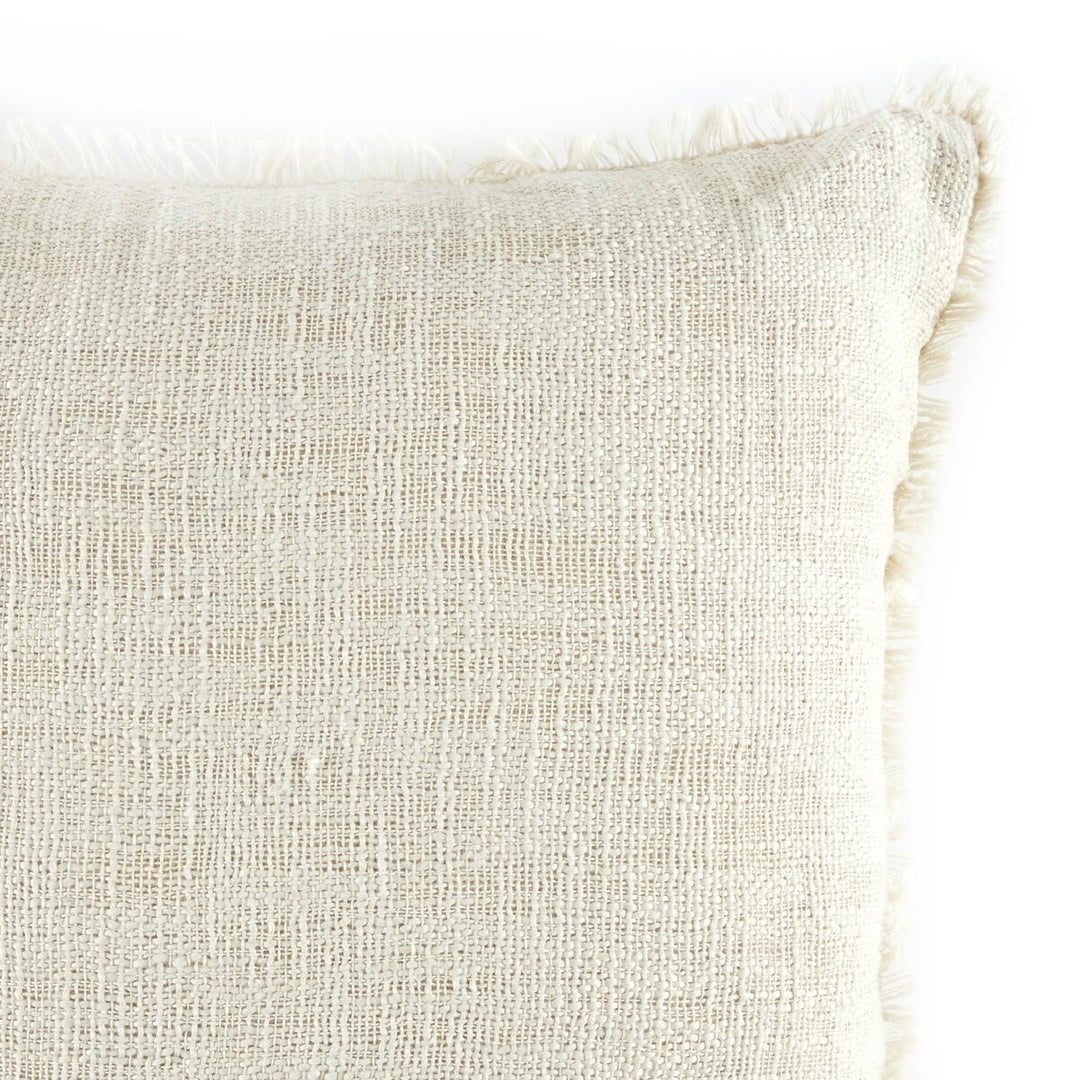 Sharp Outdoor Pillow - Natural Cream - 20"X20" - Cover + Insert