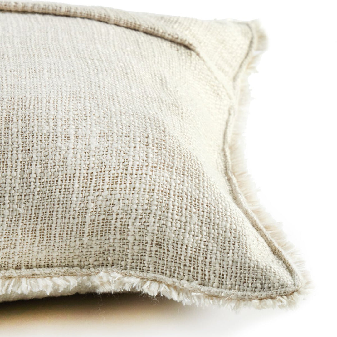 Sharp Outdoor Pillow - Natural Cream - 16"X24" - Cover + Insert