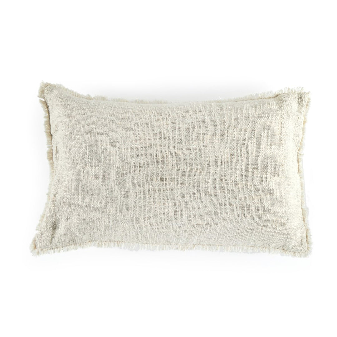 Sharp Outdoor Pillow - Natural Cream - 16"X24" - Cover + Insert