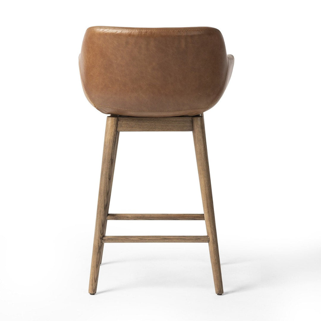 Madeline Swivel Counter Stool - Sonoma Chestnut