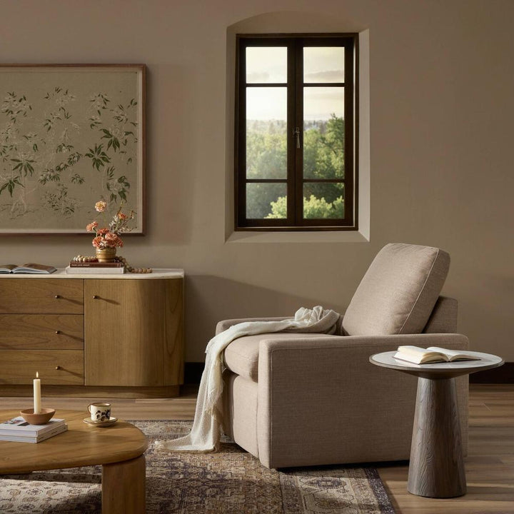 Lounge Chairs: Recliners Tillery Power Recliner: Crypton Nomad Taupe