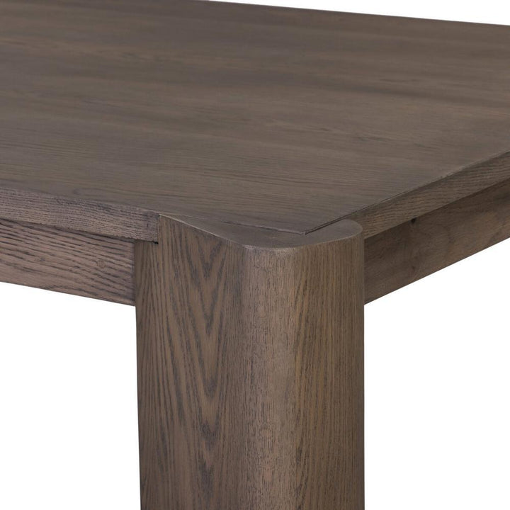 Soho Dining Table: Aged Natural Oak Veneer