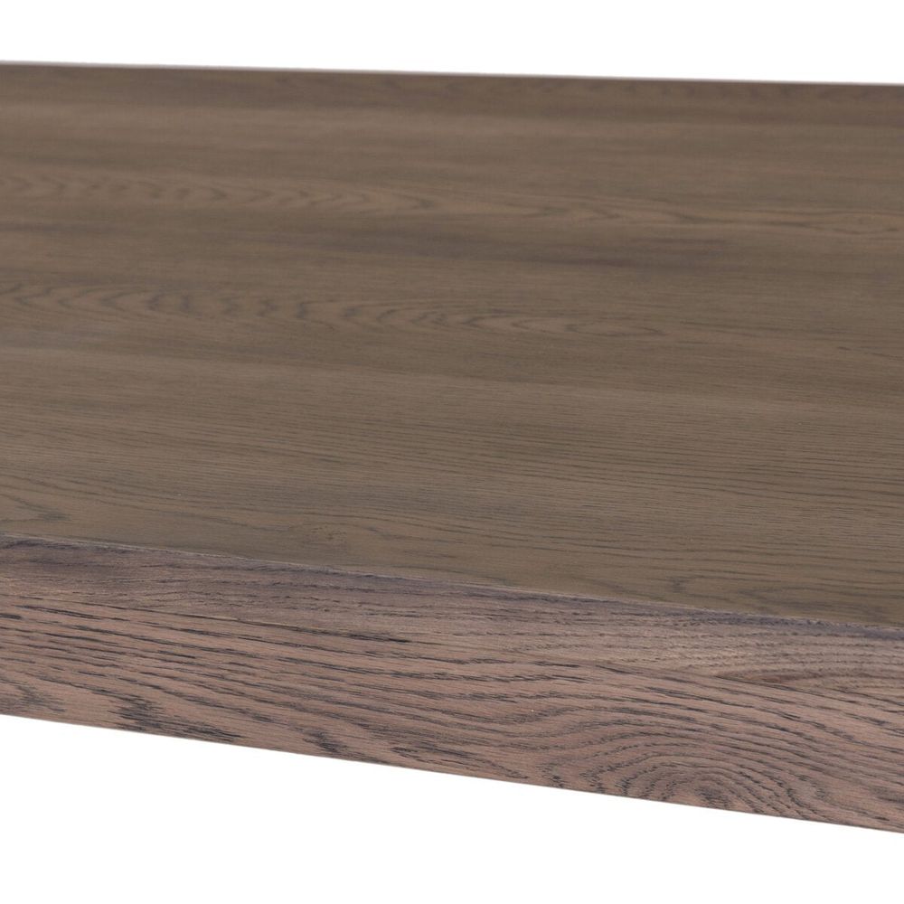 Soho Dining Table: Aged Natural Oak Veneer