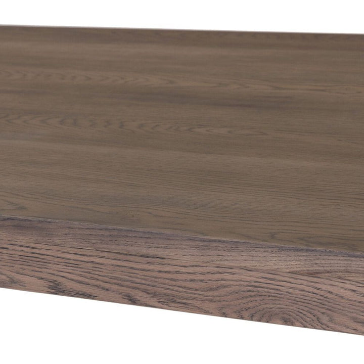 Soho Dining Table: Aged Natural Oak Veneer