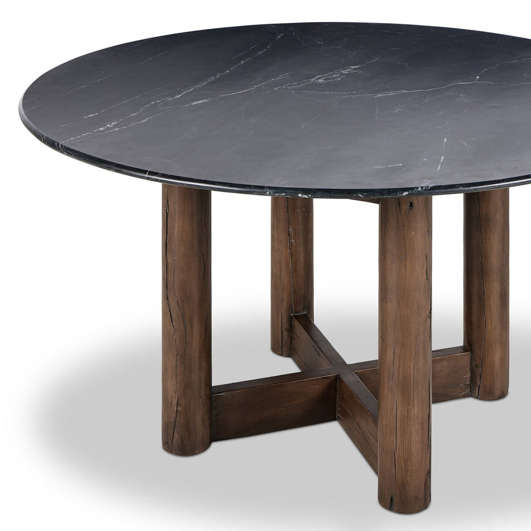 Kieran Dining Table - Black Marble