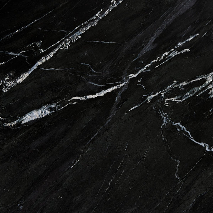 Kieran Dining Table - Black Marble