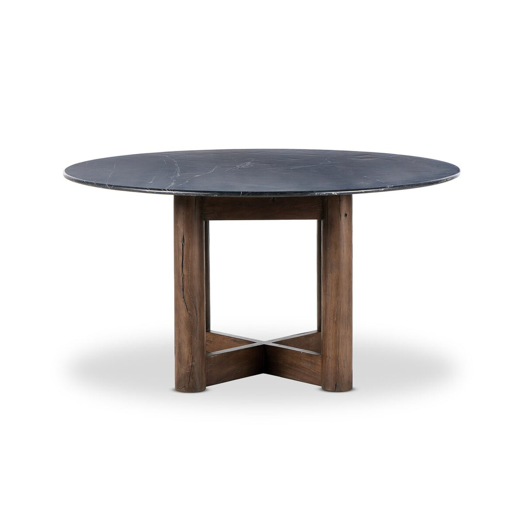 Kieran Dining Table - Black Marble