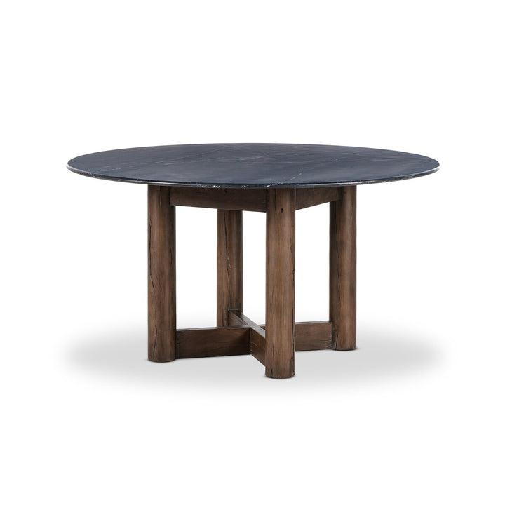 Kieran Dining Table - Black Marble