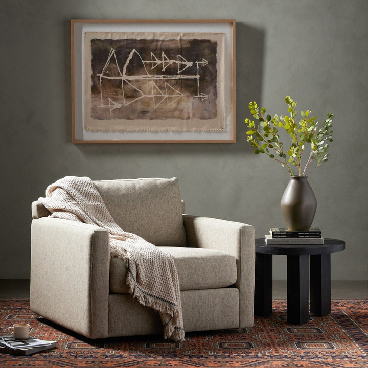 Prescott Swivel Chair - Delta Sand