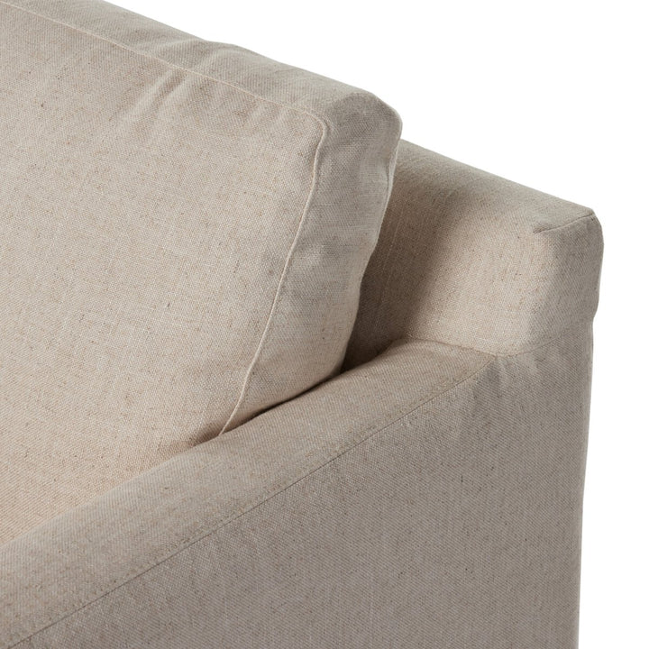 Princeton Slipcover Swivel Chair - Evere Cream