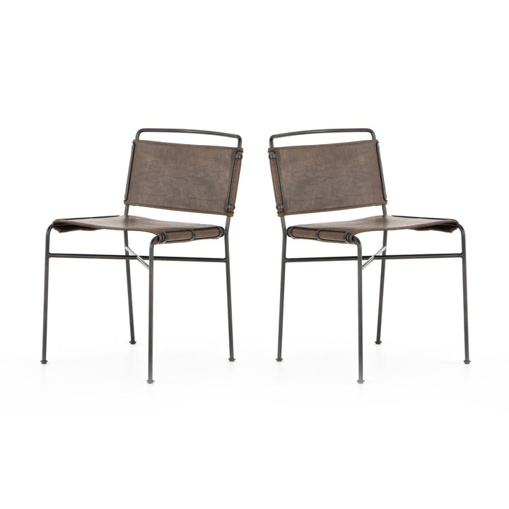 Roosevelt Dining Chair - Distressed Brown