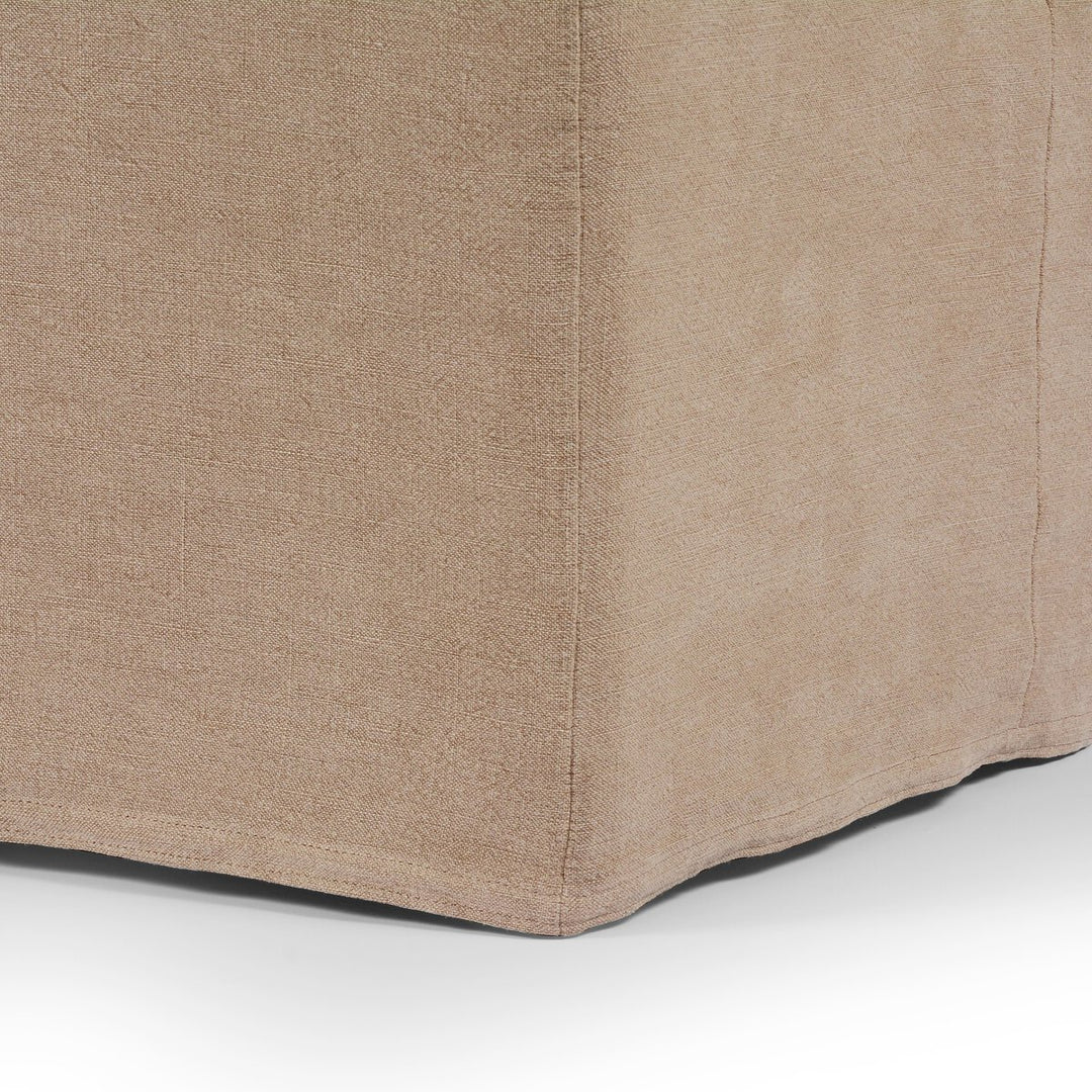 Fairmont Slipcover Dining Bench - 72" - Broadway Canvas