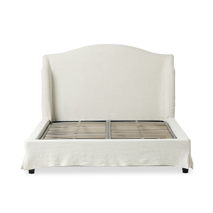 Vivian Slipcover Bed - Broadway Mist - Queen