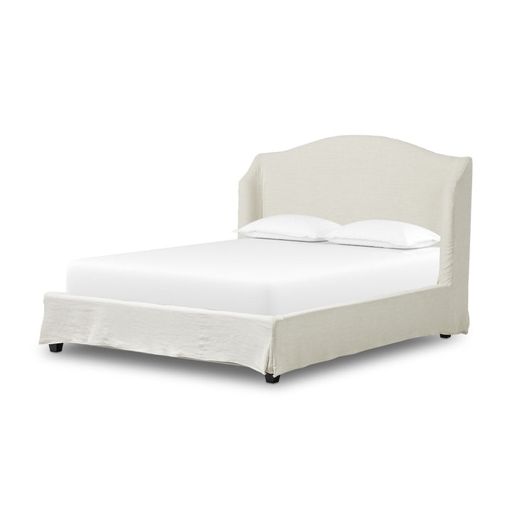 Vivian Slipcover Bed - Broadway Mist - Queen