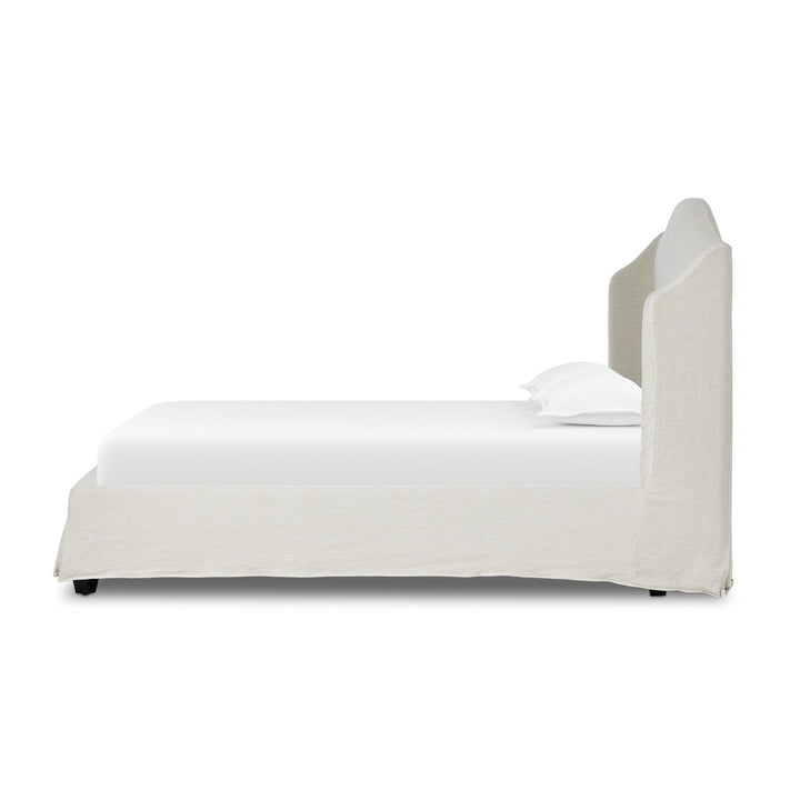 Vivian Slipcover Bed - Broadway Mist - Queen