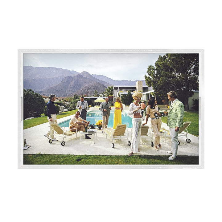 Desert Springs Party Tray By Slim Aarons