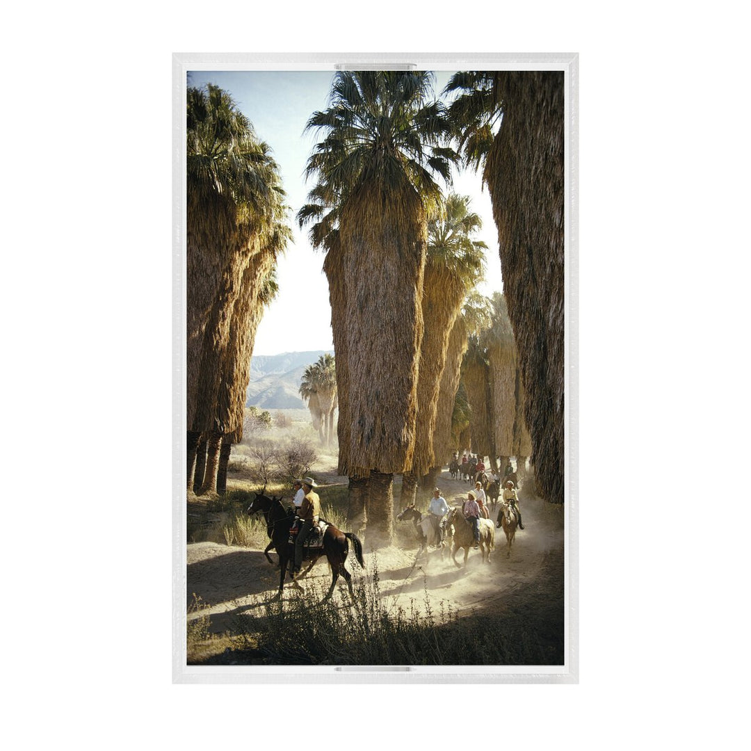 Desert Springs Riders Tray By Slim Aarons