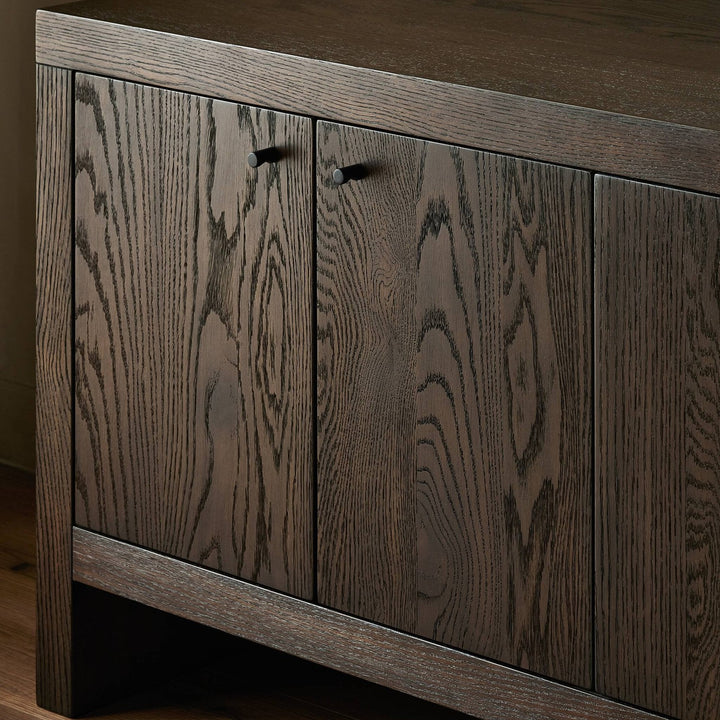 Sullivan Media Console - Umber Oak