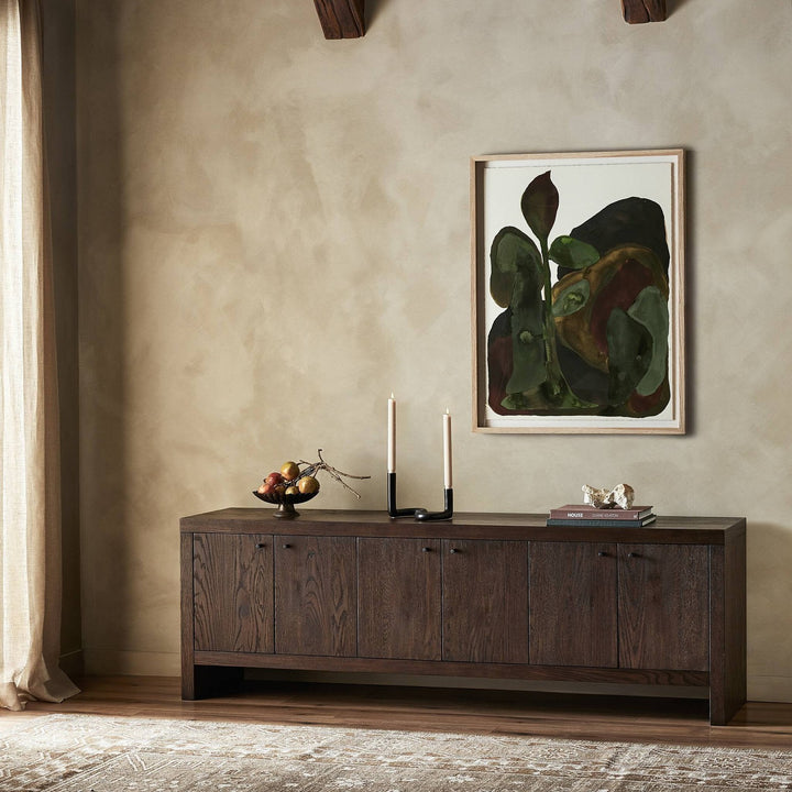 Sullivan Media Console - Umber Oak