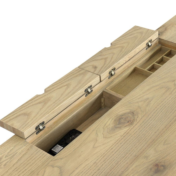 Torrington Desk - Sandy Oak Resawn