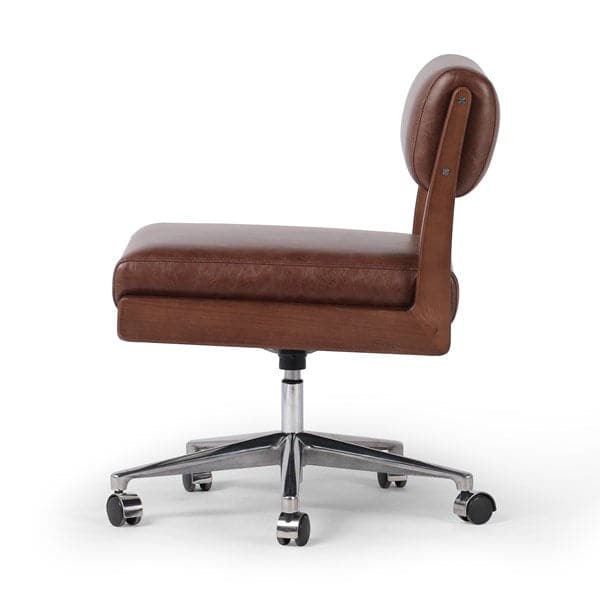 Norris Armless Desk Chair-Four Hands-FH-238205-002-Task ChairsSonoma Black-13-France and Son