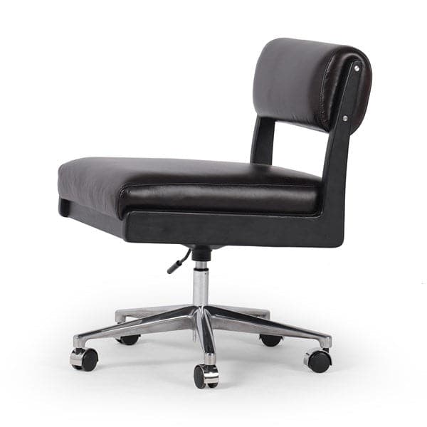 Norris Armless Desk Chair-Four Hands-FH-238205-002-Task ChairsSonoma Black-3-France and Son