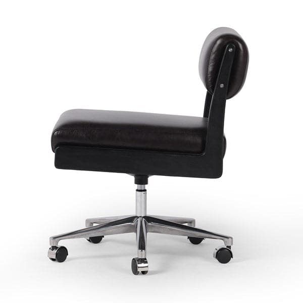 Norris Armless Desk Chair-Four Hands-FH-238205-002-Task ChairsSonoma Black-5-France and Son