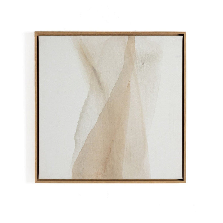 Gentle Waves Triptych by Jess Engle - Vertical Grain White Oak Floater