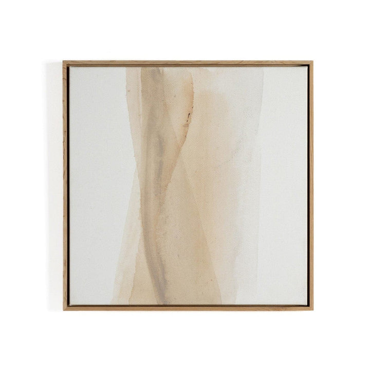 Gentle Waves Triptych by Jess Engle - Vertical Grain White Oak Floater