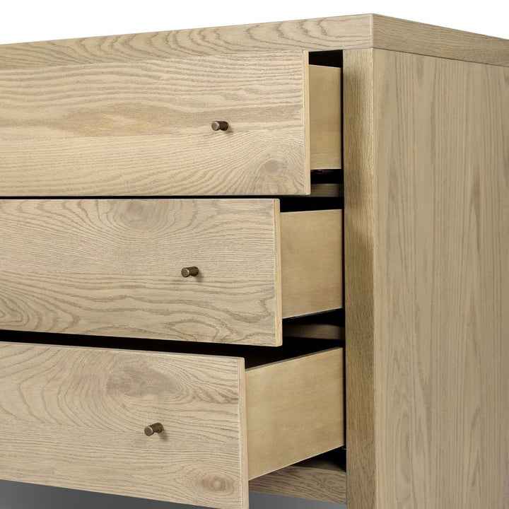 Torrington 6 Drawer Dresser - Sandy Oak Resawn