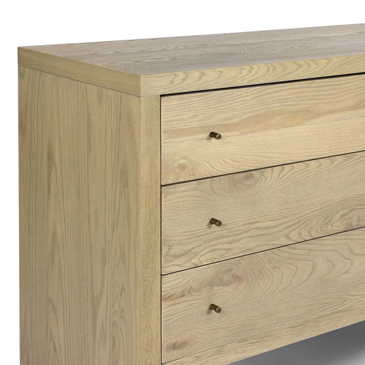 Torrington 6 Drawer Dresser - Sandy Oak Resawn
