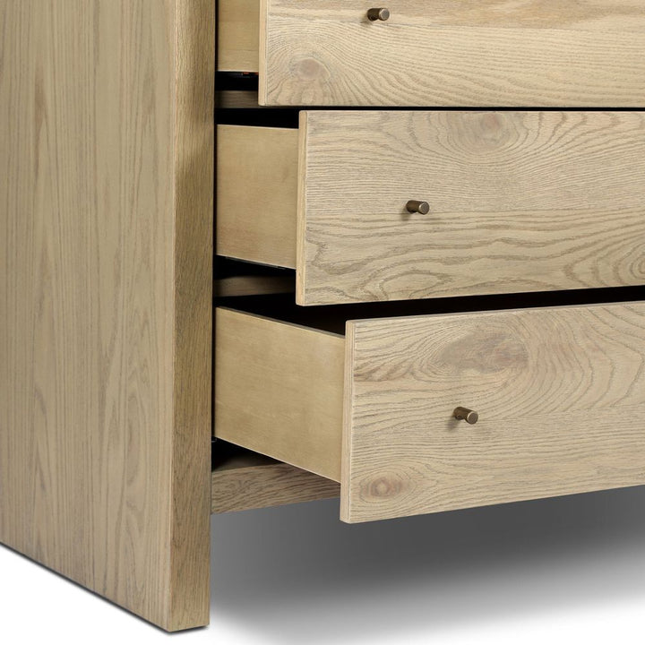 Torrington 6 Drawer Dresser - Sandy Oak Resawn