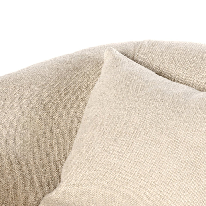 Malibu Slipcover Swivel Chair - Flanders Flax