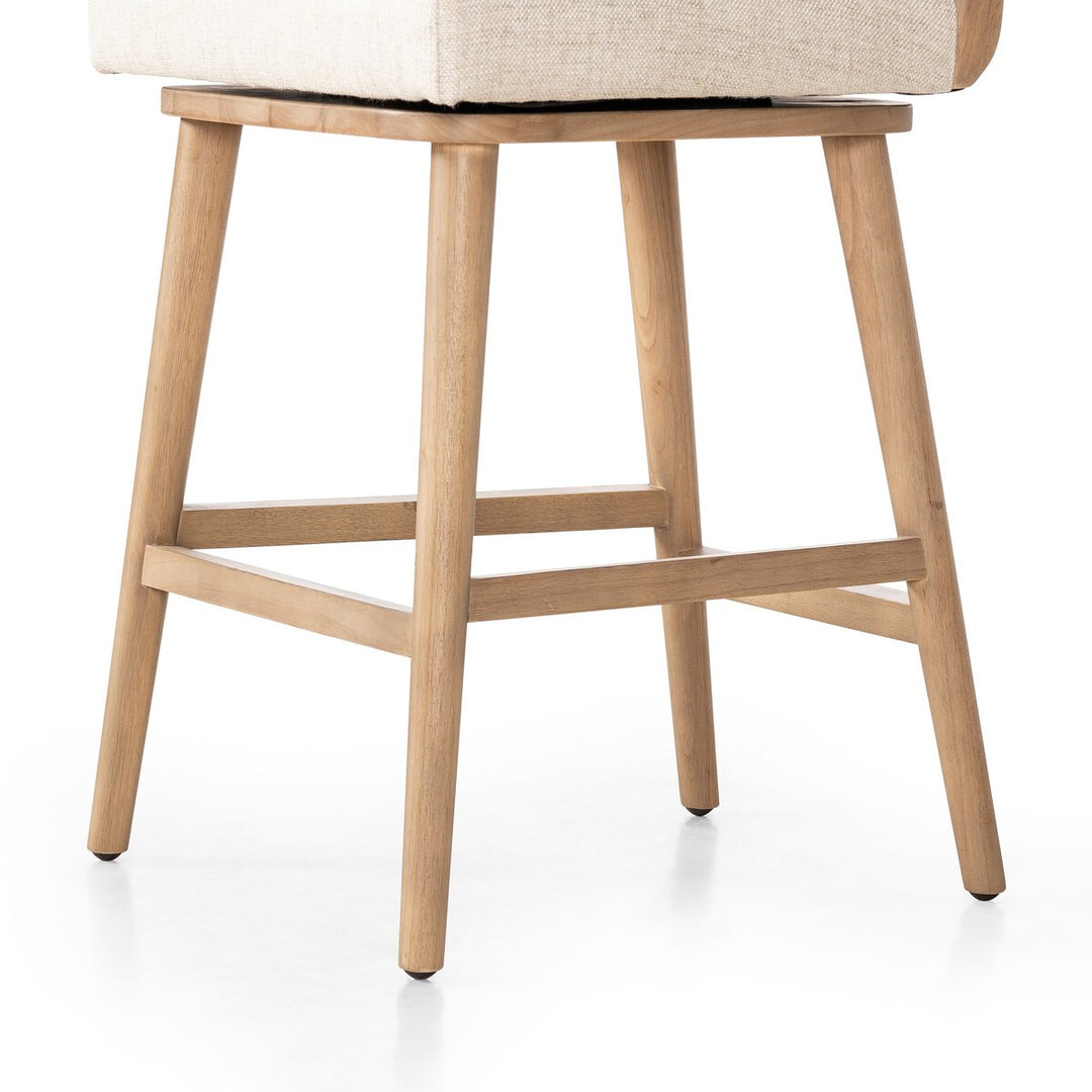 Maddox Swivel Bar + Counter Stool - Counter - Essence Natural