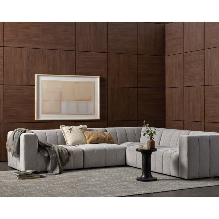 Ashford Channeled 5-Piece Sectional - 5-Piece Sectional - Napa Sandstone