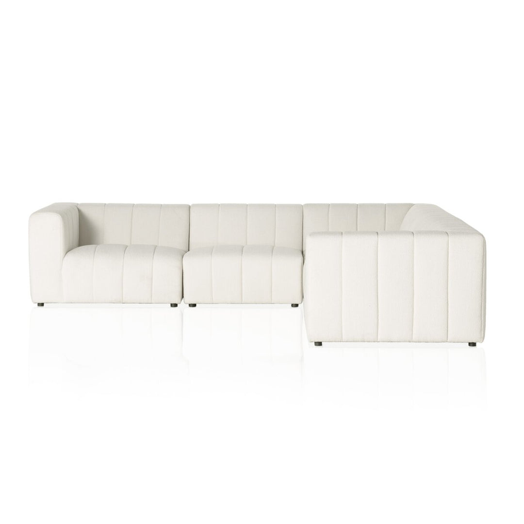 Ashford Channeled 5-Piece Sectional - 5-Piece Sectional - Fayette Cloud