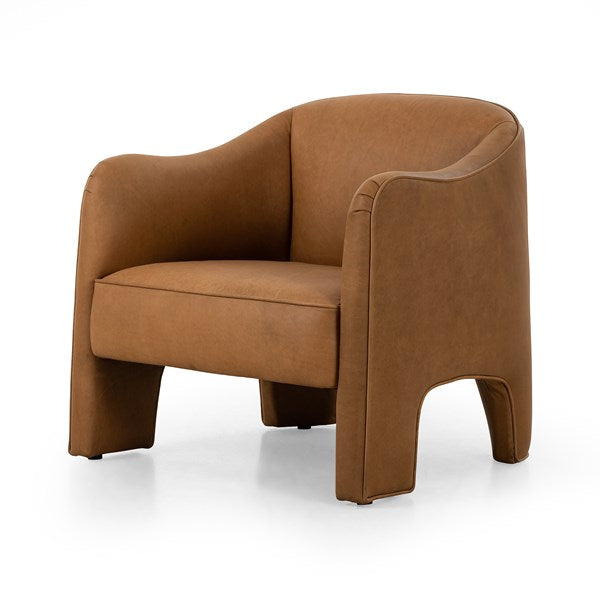 Sully Chair-Four Hands-FH-238393-002-Lounge ChairsEucapel Cocoa-1-France and Son