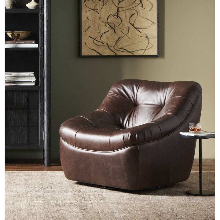 Harrison Swivel Chair - Conroe Cigar