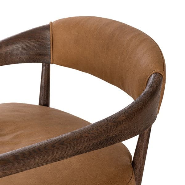 Dane Chair-Four Hands-FH-238421-002-Lounge ChairsEucapel Cocoa-6-France and Son