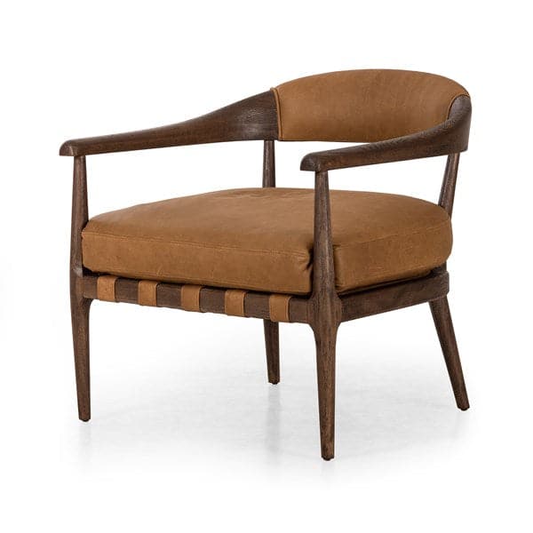 Dane Chair-Four Hands-FH-238421-002-Lounge ChairsEucapel Cocoa-1-France and Son