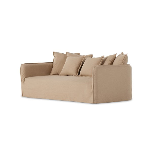 Lottie Slipcover Daybed - 84"-Four Hands-FH-238422-002-DaybedsAntwerp Taupe-1-France and Son