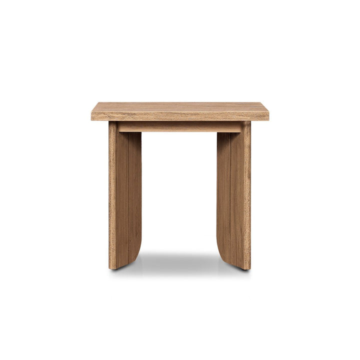 Odette Outdoor End Table - Washed Brown