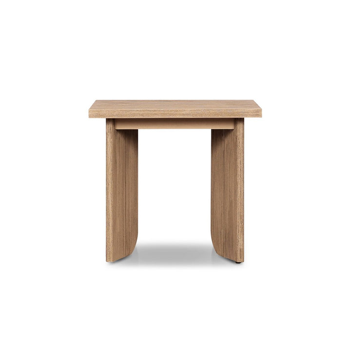 Odette Outdoor End Table - Washed Brown